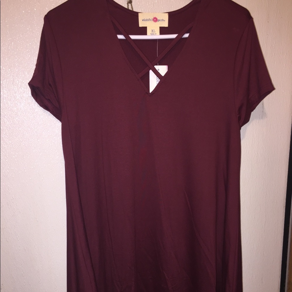 Maroon tunic